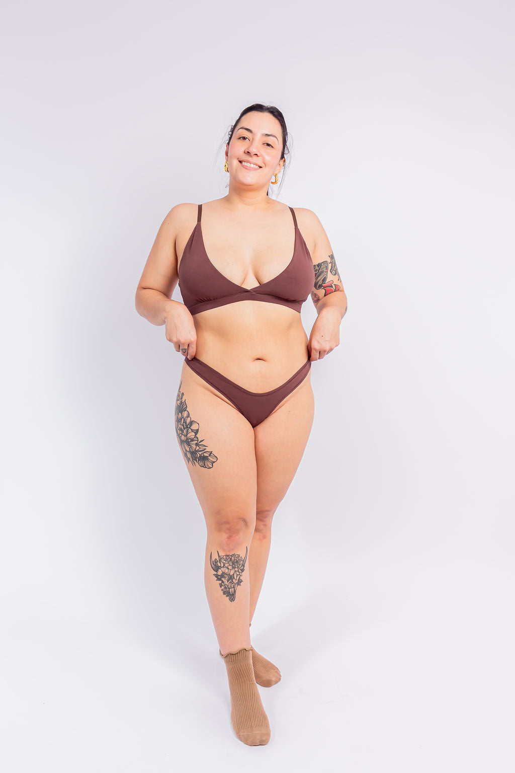 Bralette Triángulo Angodón
