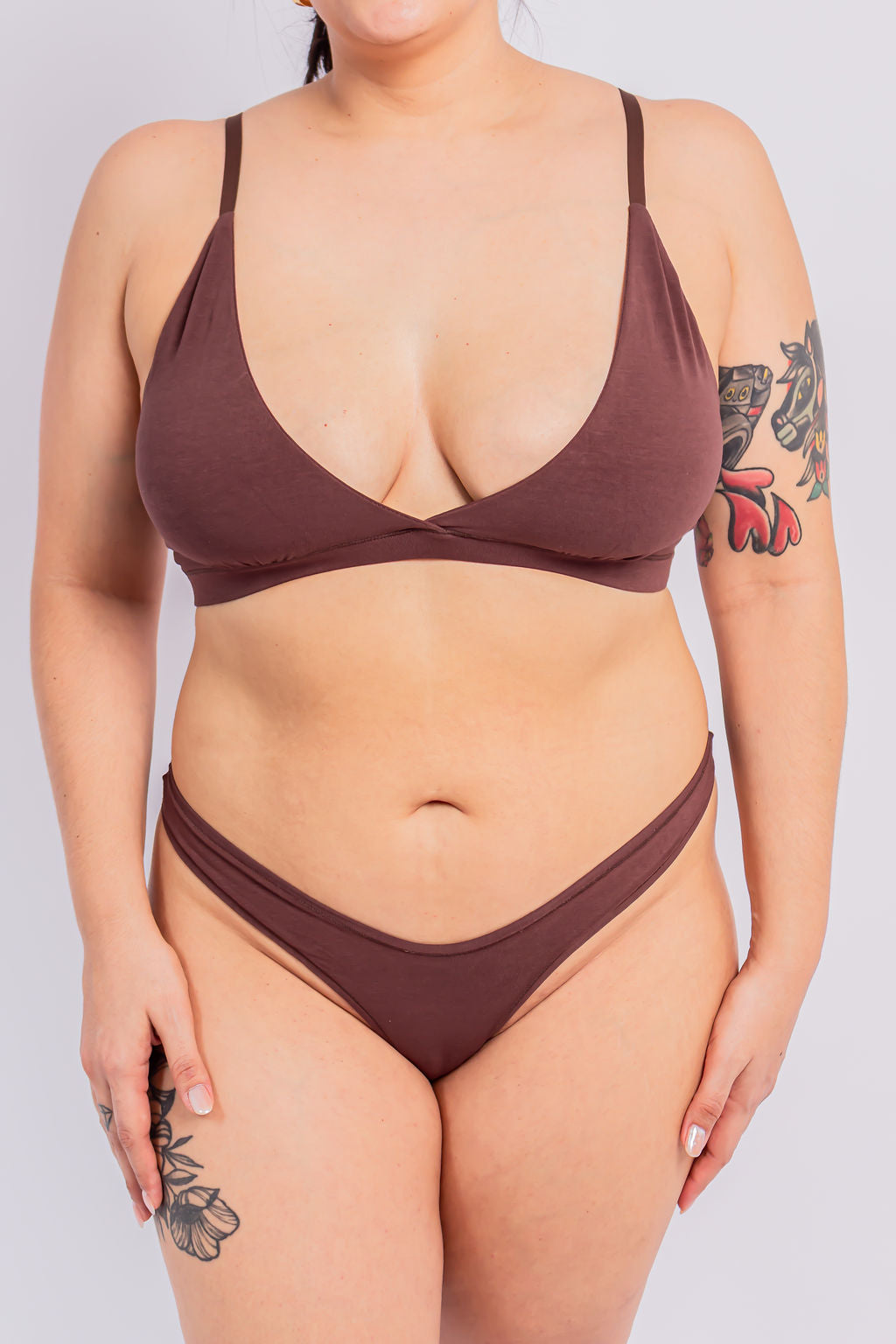 Bralette Triángulo Angodón