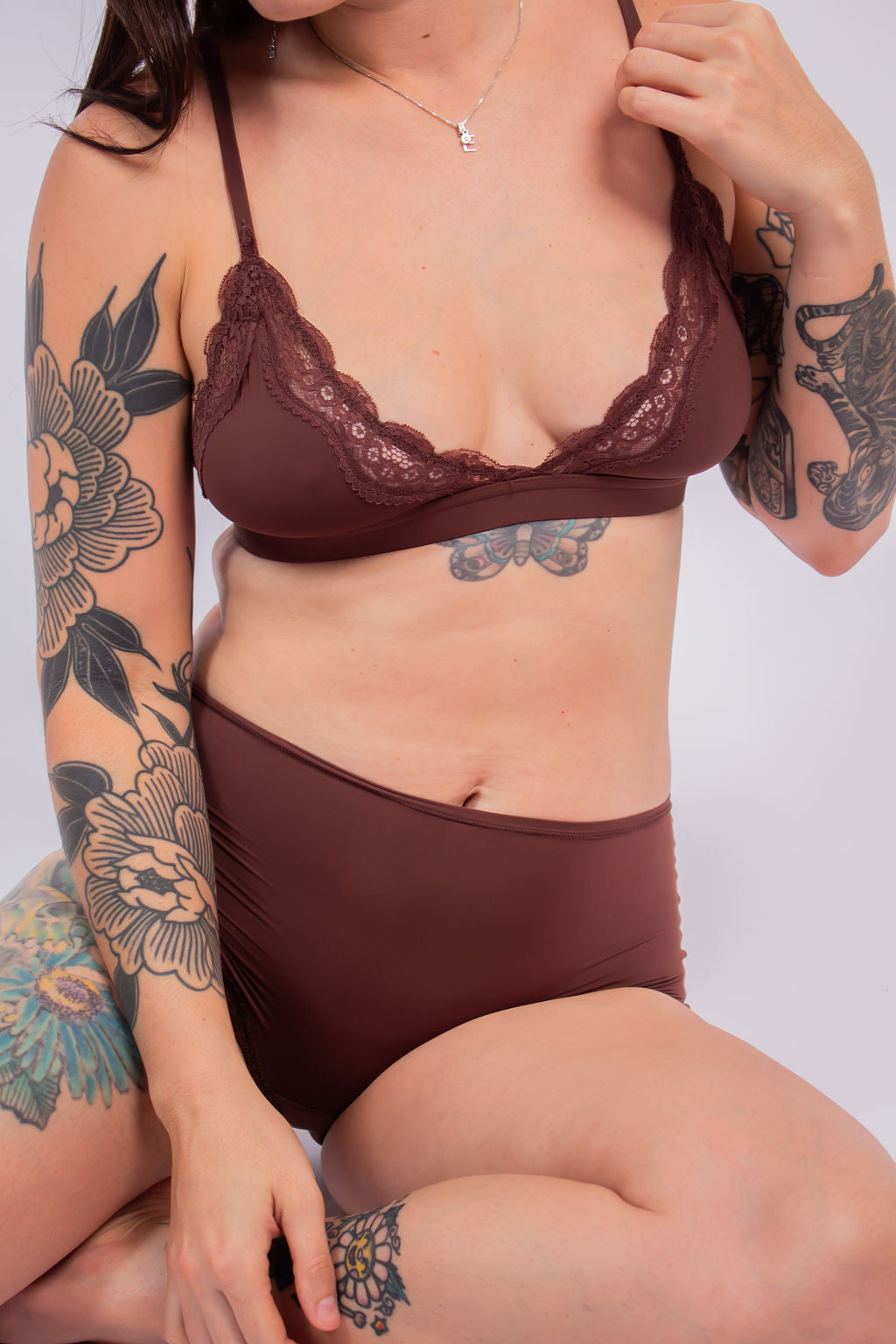 Bralette Triángulo Encaje