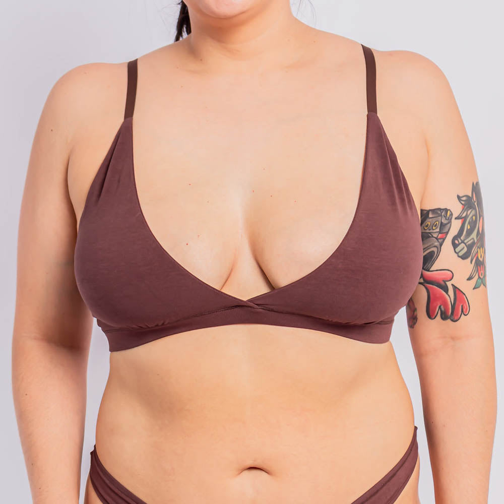 Bralette Triángulo Angodón