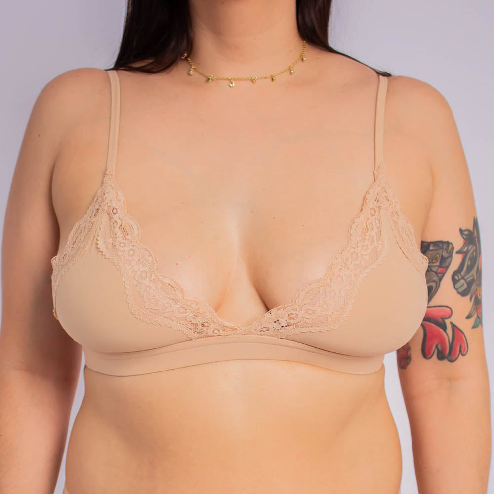 Bralette Triángulo Encaje