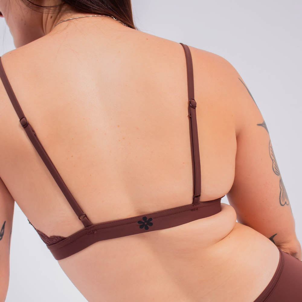 Bralette Triángulo Encaje